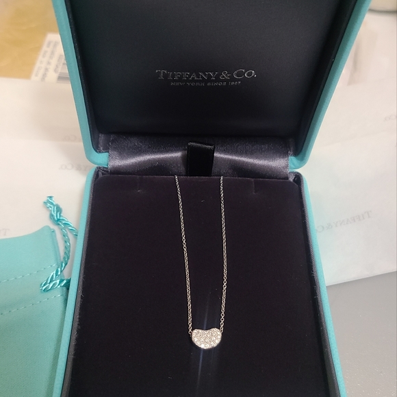 Tiffany & Co. Platinum Necklace with White Accents - Picture 4 of 7